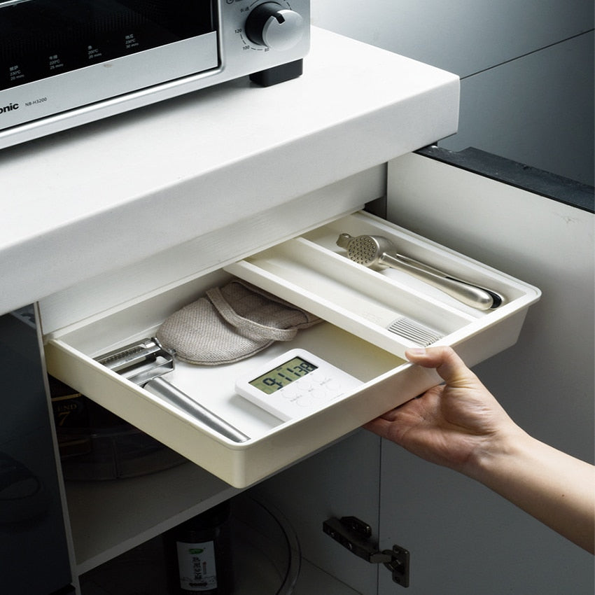 Stick-to-desk Drawer - Extra Storage Box