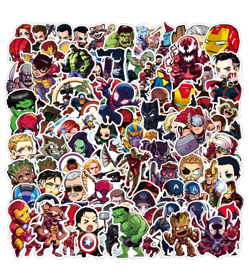 50pcs Cool Marvel Stickers