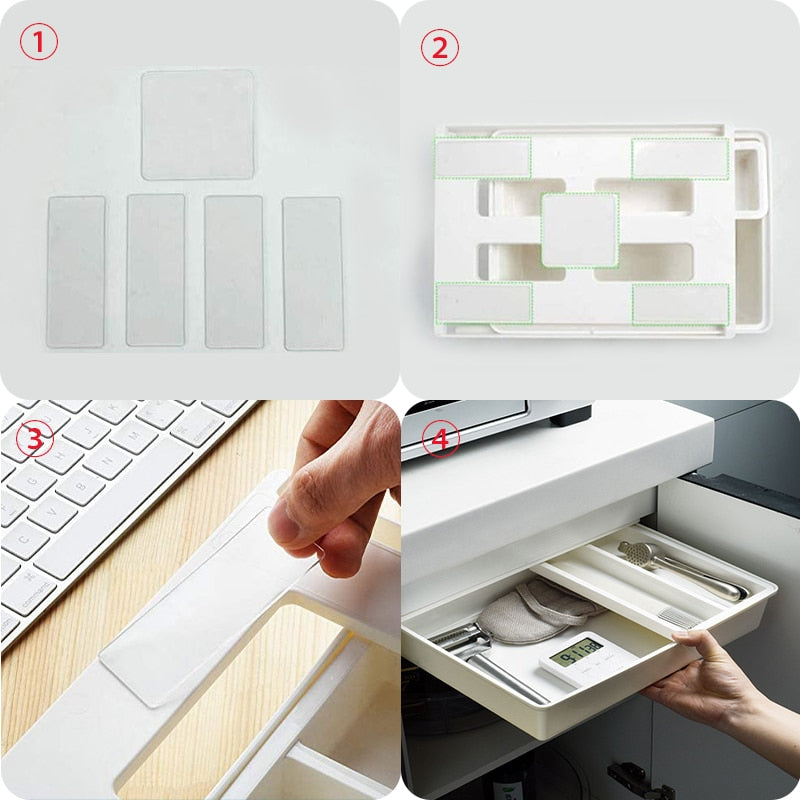 Stick-to-desk Drawer - Extra Storage Box